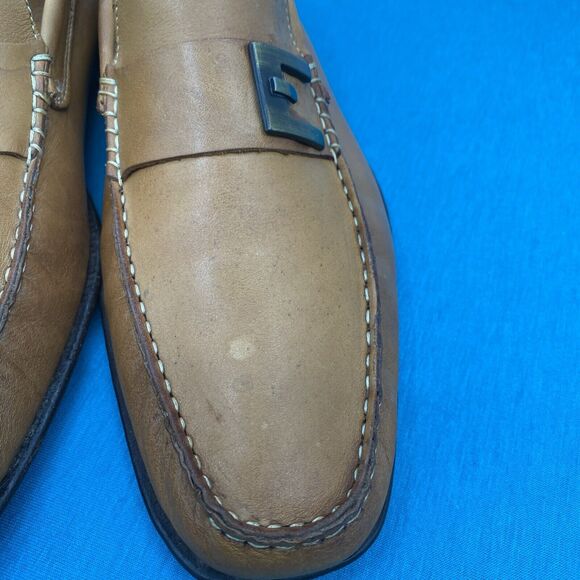 Mario Alborino Made in Italy Black Leather Mens Shoes size EU 45, 11-12 US main image 10